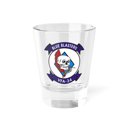 VFA 34 (U.S. Navy) Shot Glass 1.5oz