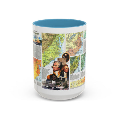 USA - Tidewater and Environs 2 (1988) (Map) Accent Coffee Mug