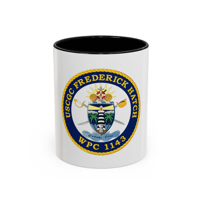USCGC Frederick Hatch WPC 1143 (U.S. Coast Guard) Accent Coffee Mug