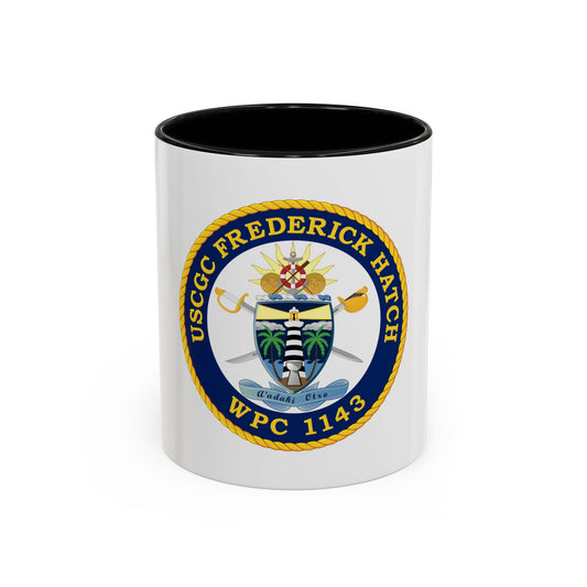 USCGC Frederick Hatch WPC 1143 (U.S. Coast Guard) Accent Coffee Mug