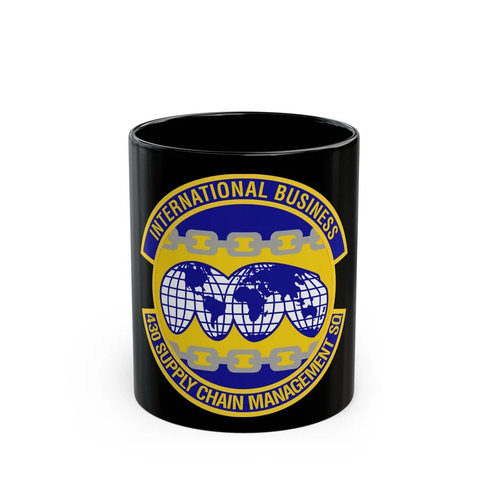 430th Supply Chain Management Squadron (U.S. Air Force) Black Coffee Mug-11oz-Go Mug Yourself