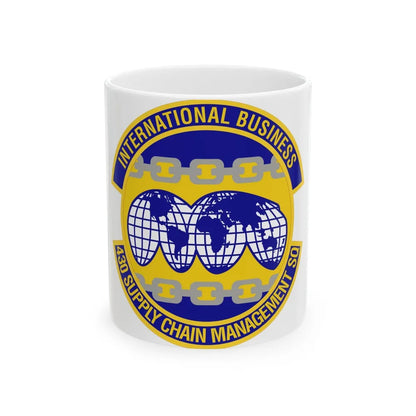 430th Supply Chain Management Squadron (U.S. Air Force) White Coffee Mug-11oz-Go Mug Yourself