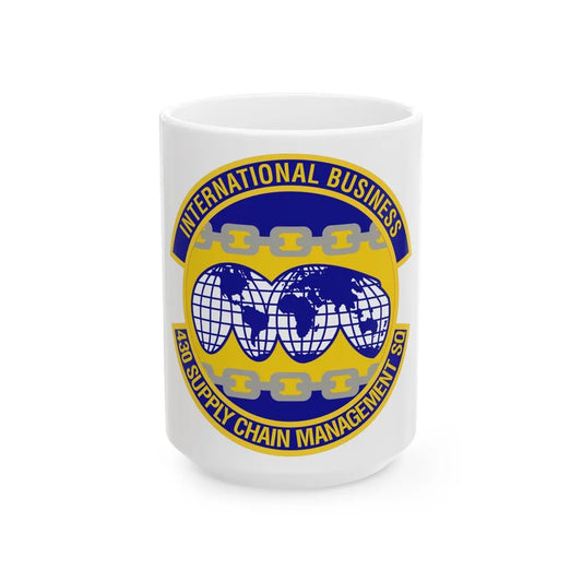 430th Supply Chain Management Squadron (U.S. Air Force) White Coffee Mug-15oz-Go Mug Yourself