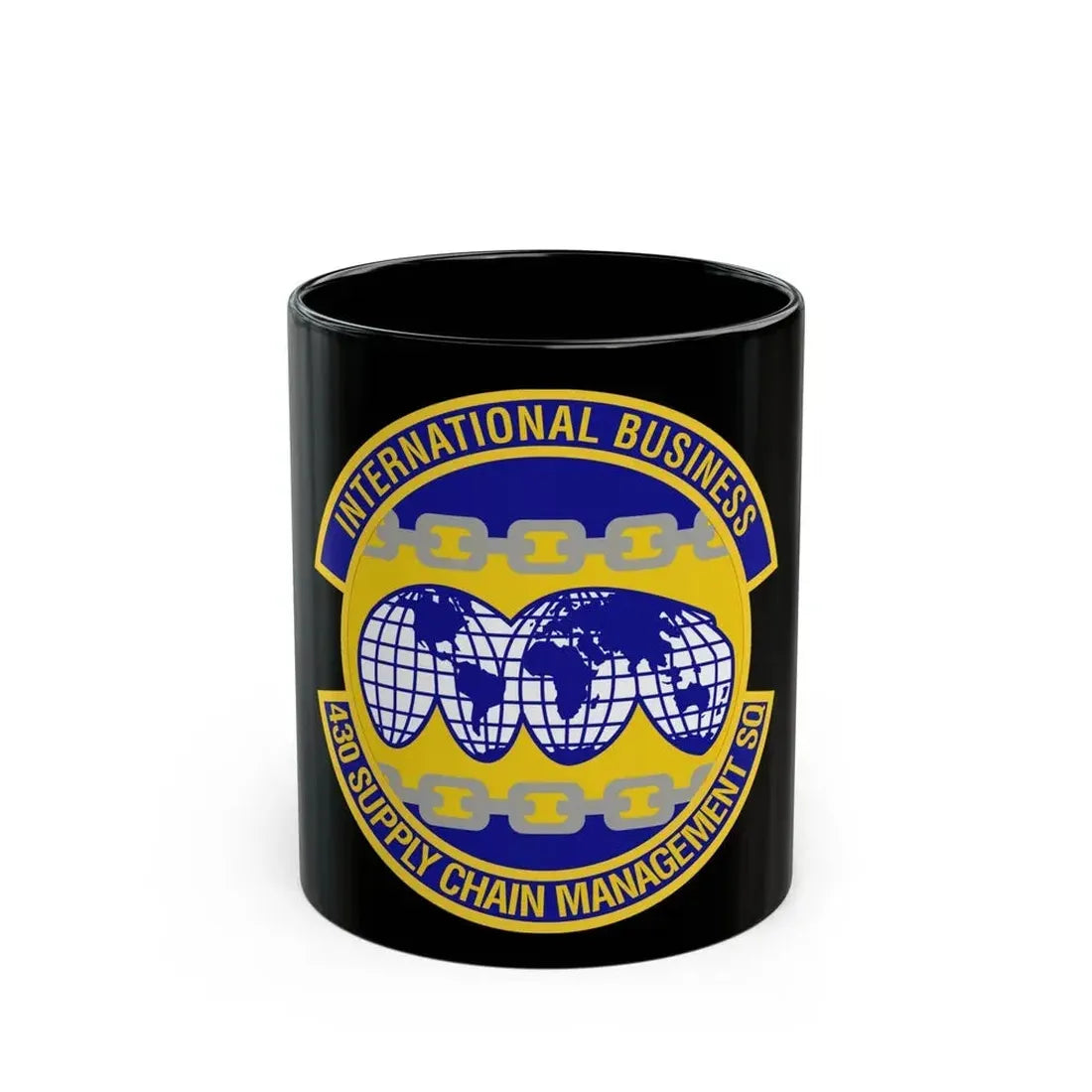 430th Supply Chain Management Squadron (U.S. Air Force) Black Coffee Mug 11oz - Go Mug Yourself