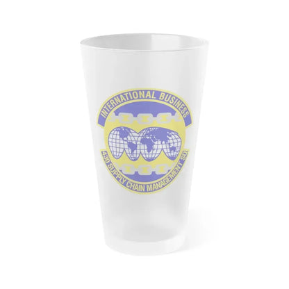 430th Supply Chain Management Squadron (U.S. Air Force) Frosted Pint Glass 16oz 16oz Frosted - Go Mug Yourself