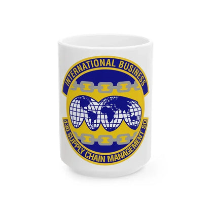 430th Supply Chain Management Squadron (U.S. Air Force) White Coffee Mug 15oz - Go Mug Yourself