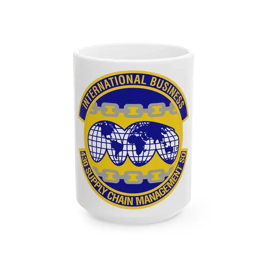 430th Supply Chain Management Squadron (U.S. Air Force) White Coffee Mug 15oz - Go Mug Yourself