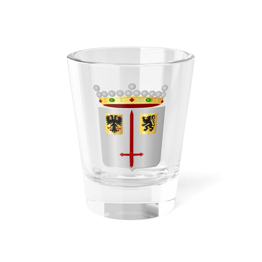 Aalst Oost-Vlaanderen wapen2 (Belgium) (Coat of Arms) Shot Glass 1.5oz