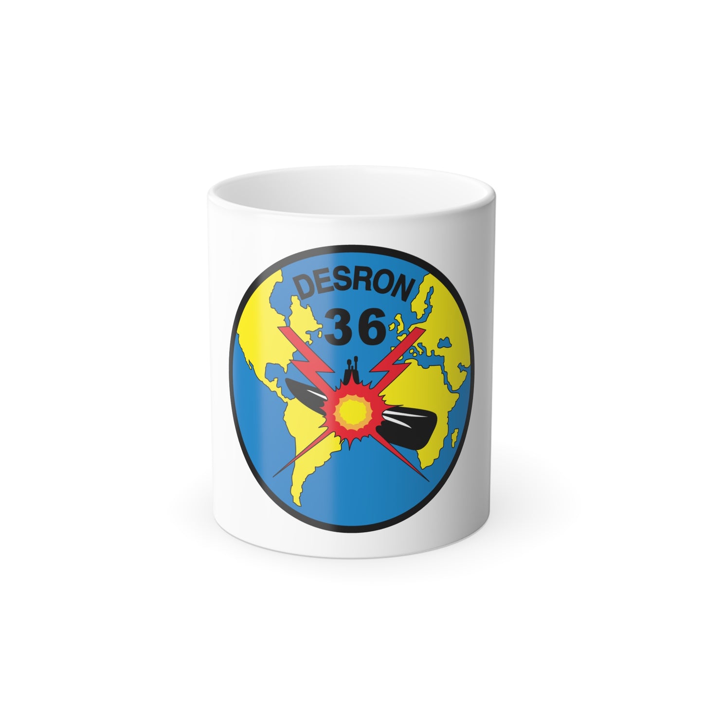 Desron 36 (U.S. Navy) Color Changing Mug 11oz