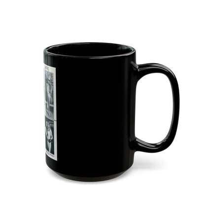 Susan Denberg #94 - B&W Mag. Photos & Article (Vintage Female Icon) Black Coffee Mug-Go Mug Yourself