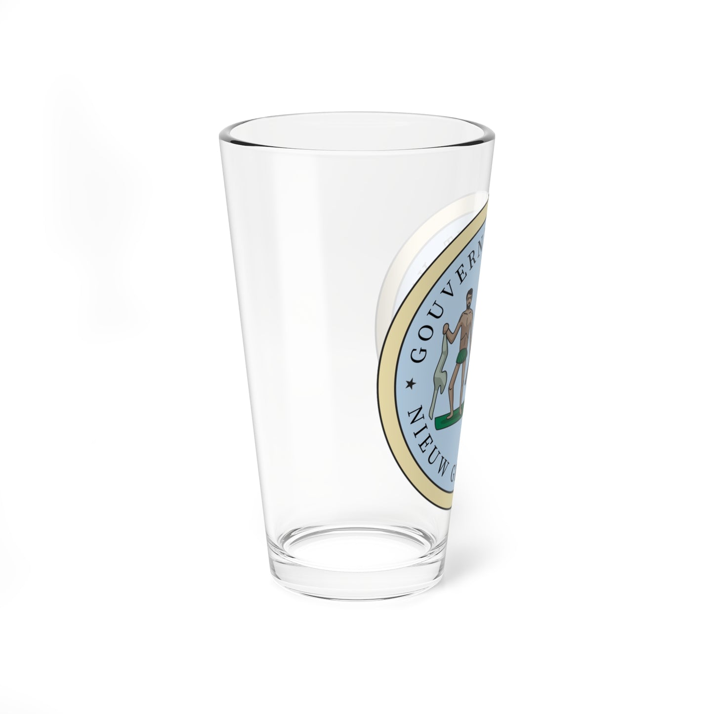 Emblem of Griqualand East (South Africa) (Coat of Arms) Pint Glass 16oz