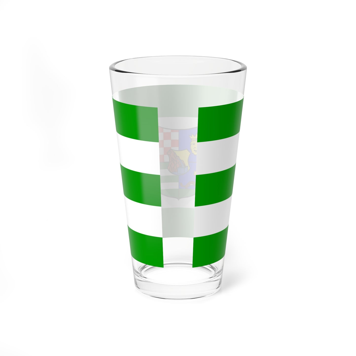 Flag of Zagreb County Croatia - Pint Glass 16oz