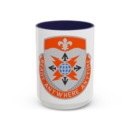 324 Signal Battalion (U.S. Army) Accent Coffee Mug