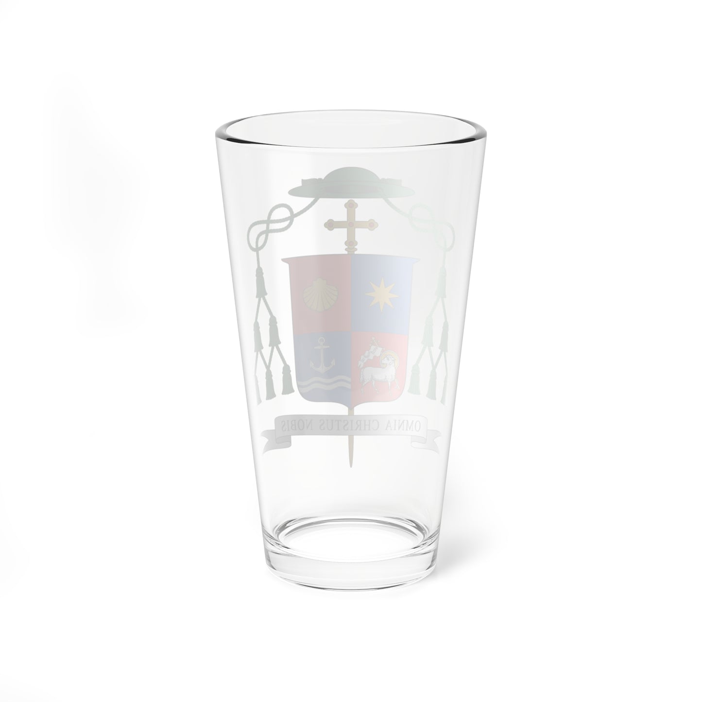 Escudo de Hiansen Vieira Franco (Spain) (Coat of Arms) Pint Glass 16oz
