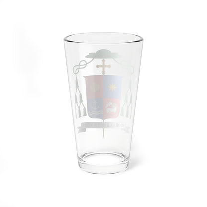 Escudo de Hiansen Vieira Franco (Spain) (Coat of Arms) Pint Glass 16oz