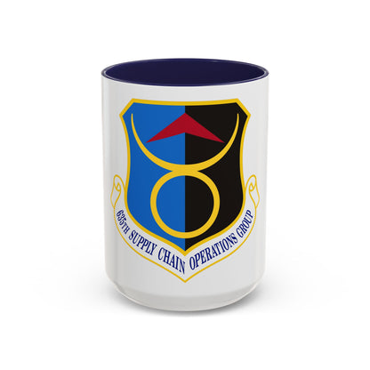 635th Supply Chain Operations Group (U.S. Air Force) Accent Coffee Mug