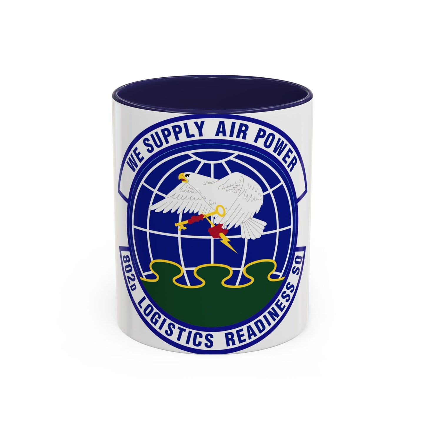 802d Logistics Readiness Squadron (U.S. Air Force) Accent Coffee Mug