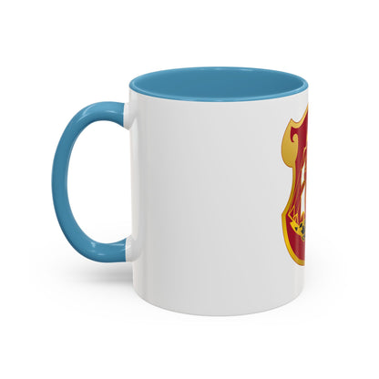 9 Antiaircraft Artillery Gun Battalion (U.S. Army) Accent Coffee Mug