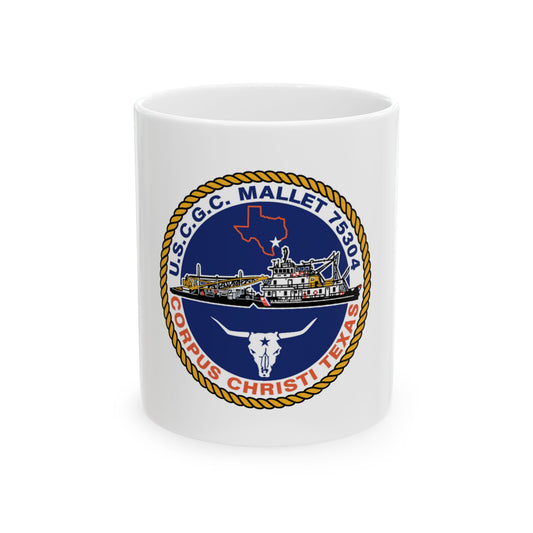 USCGC Mallet 75304 (U.S. Coast Guard) White Coffee Mug