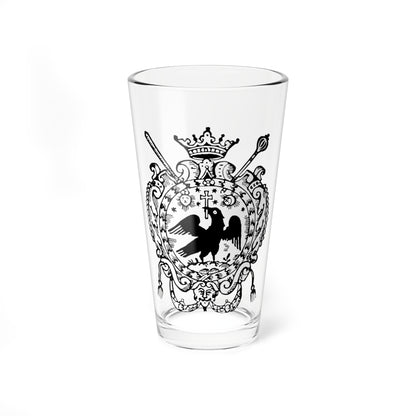 Coat of arms of Wallachia 1700 (Oman) (Coat of Arms) Pint Glass 16oz