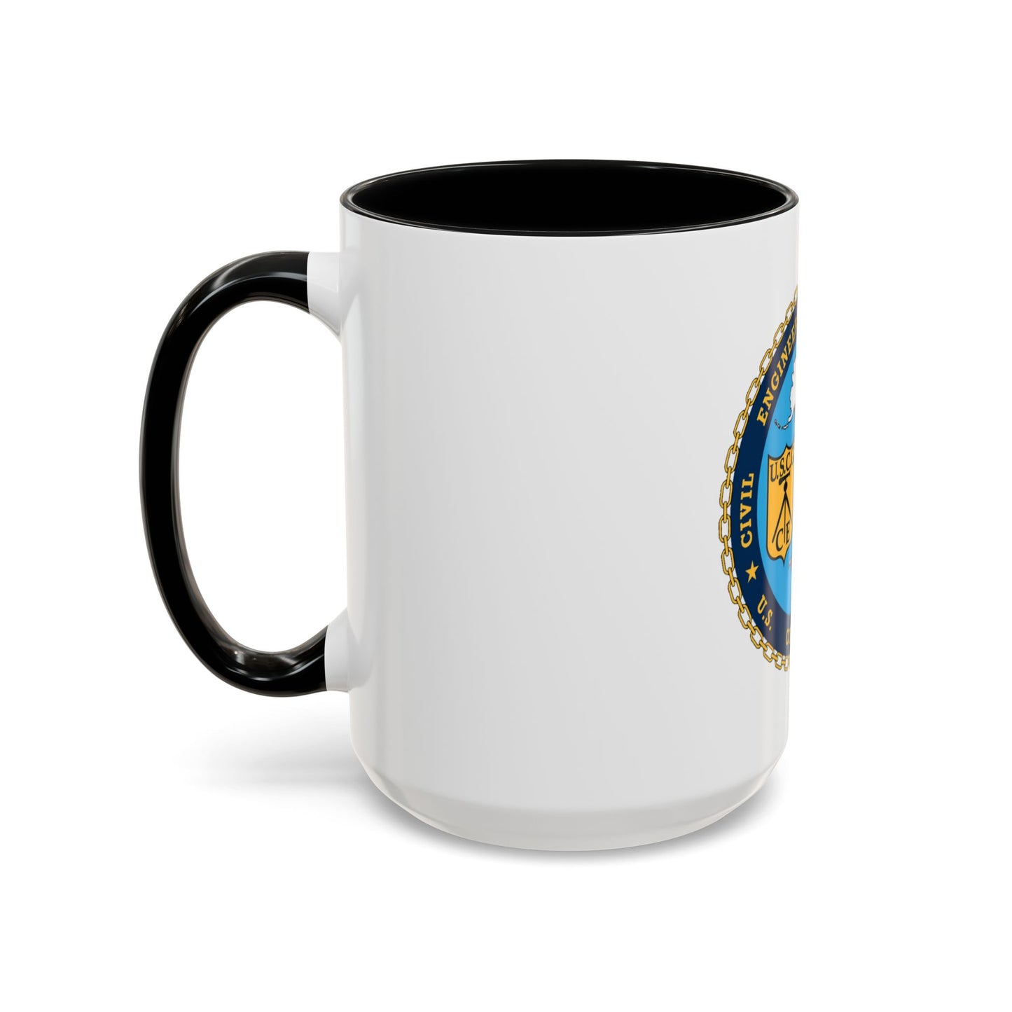 USCG Civil Eng Unit Oakland (U.S. Coast Guard) Accent Coffee Mug