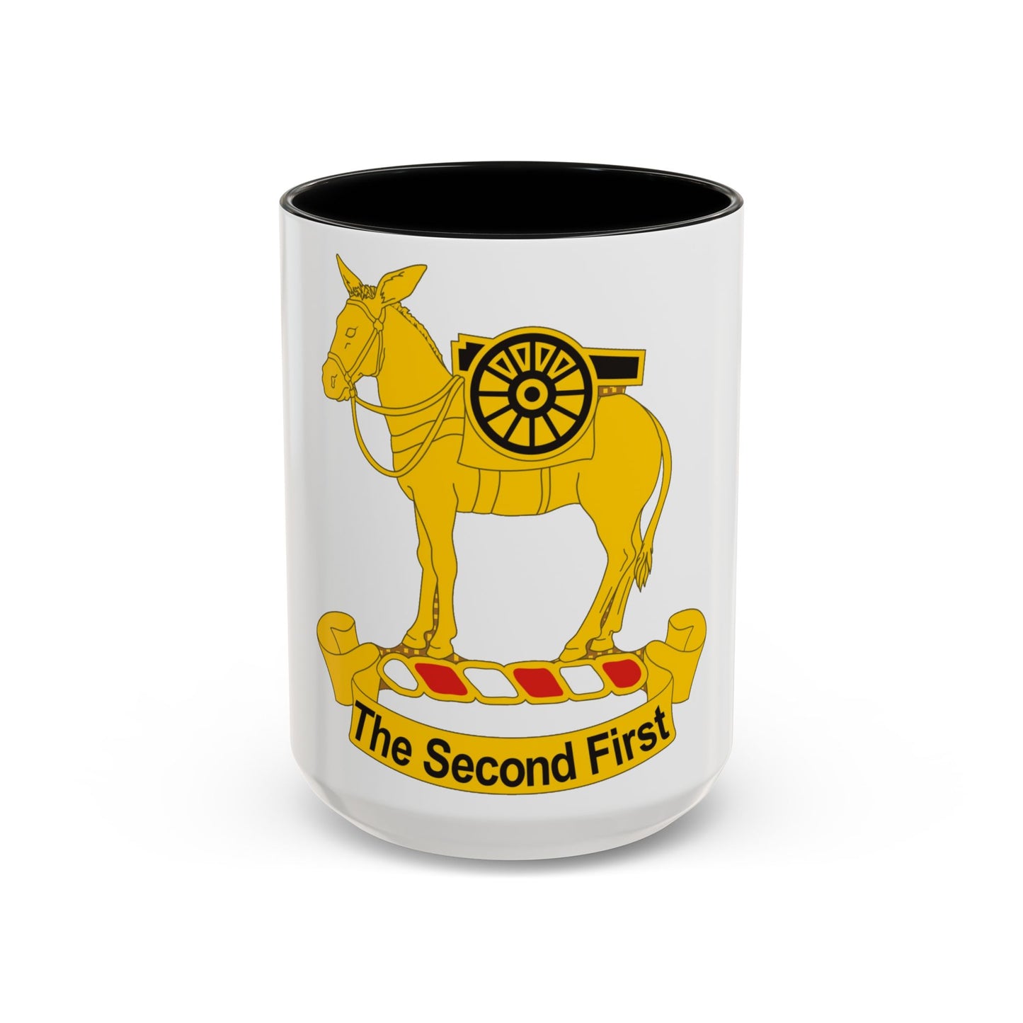 2nd Field Artillery Regiment (U.S. Army) Accent Coffee Mug