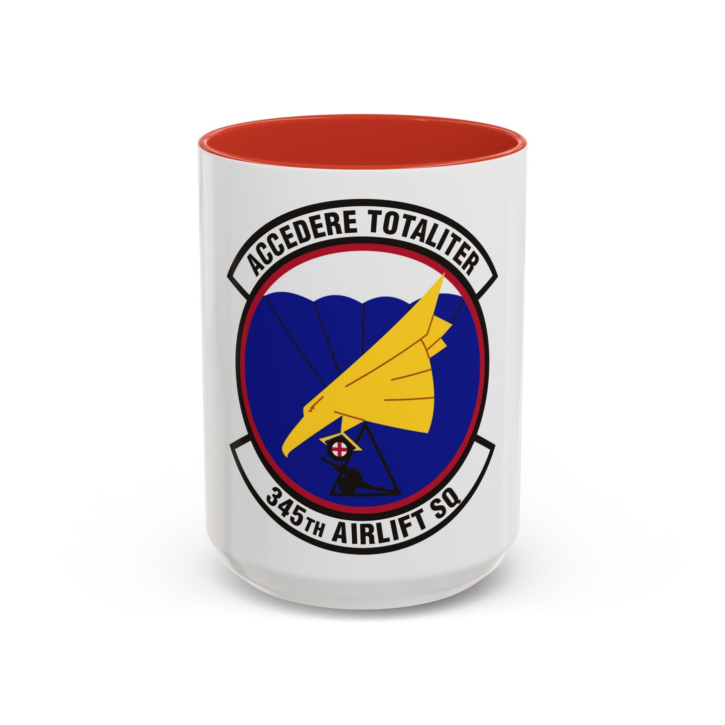 345th Airlift Squadron (U.S. Air Force) Accent Coffee Mug