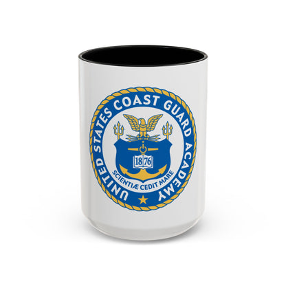 USCG Academy (U.S. Coast Guard) Accent Coffee Mug