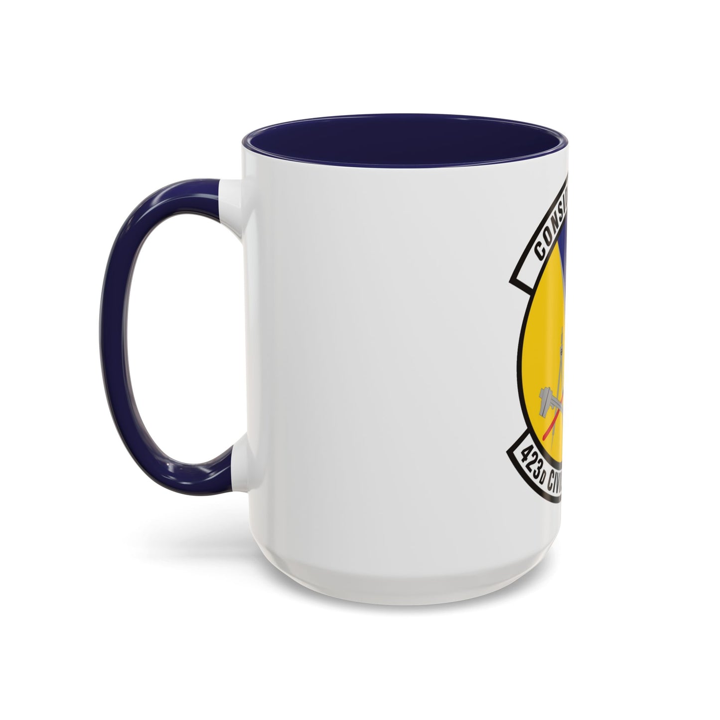 423d Civil Engineer Squadron (U.S. Air Force) Accent Coffee Mug