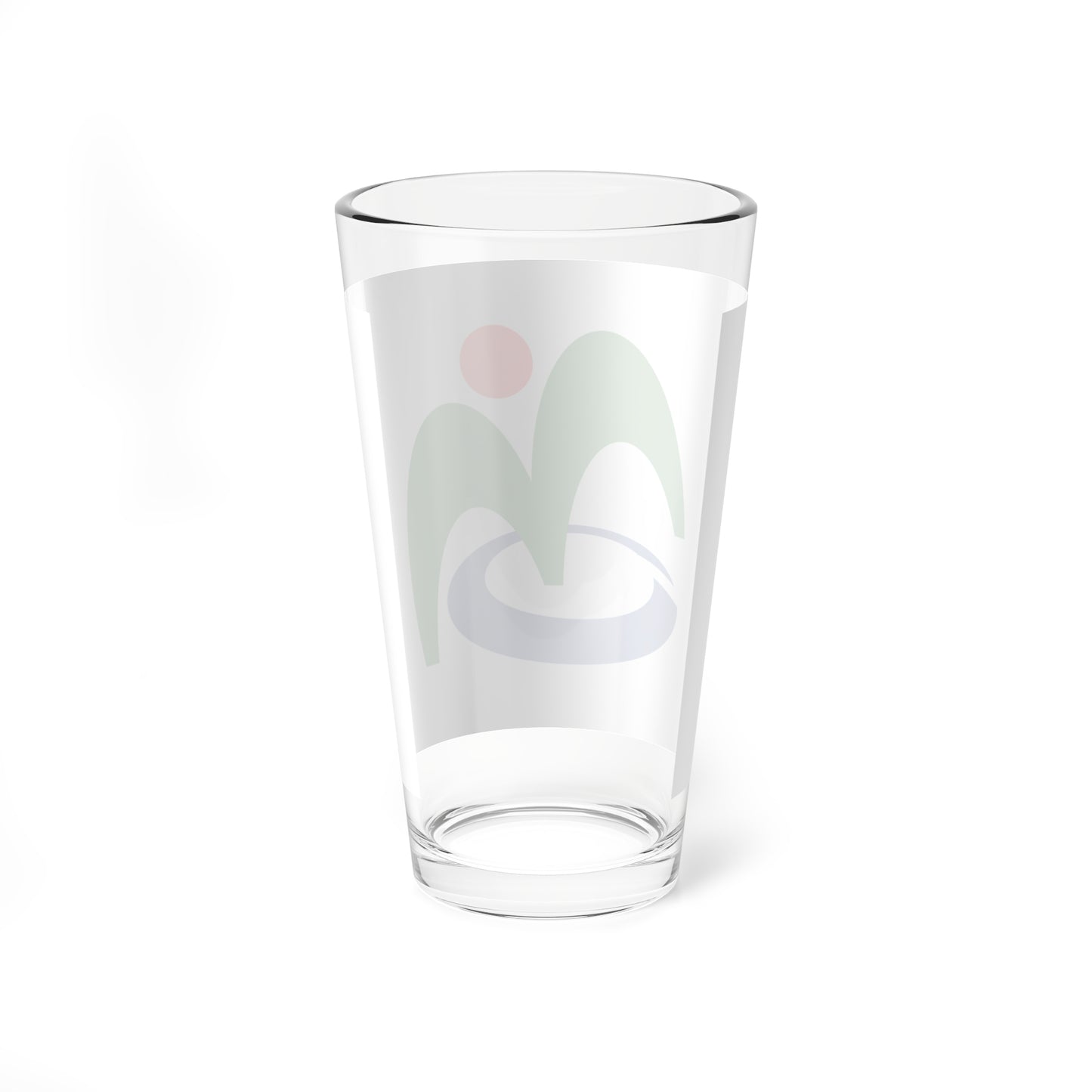 Flag of Miyoshi Tokushima no text (Japan) Pint Glass 16oz