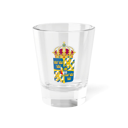 Great coat of arms of Sweden 4 - Shot Glass 1.5oz