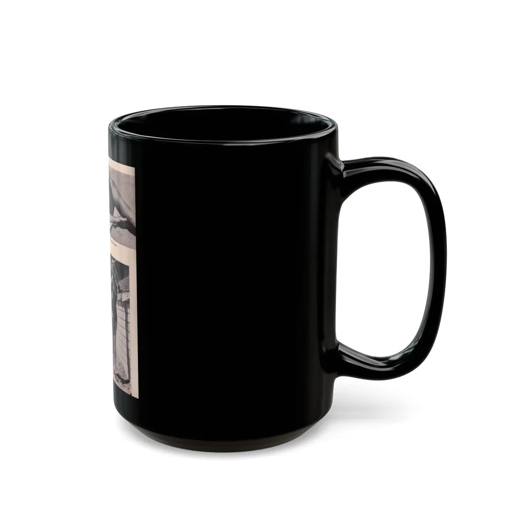 Eve Meyer #25 (Vintage Female Icon) Black Coffee Mug-Go Mug Yourself