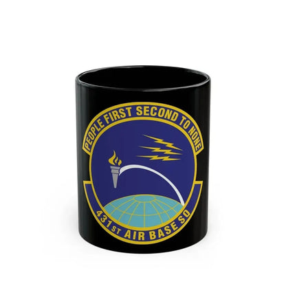 431st Air Base Squadron (U.S. Air Force) Black Coffee Mug 11oz - Go Mug Yourself
