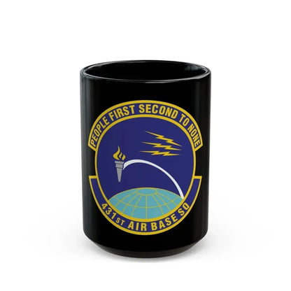 431st Air Base Squadron (U.S. Air Force) Black Coffee Mug 15oz - Go Mug Yourself