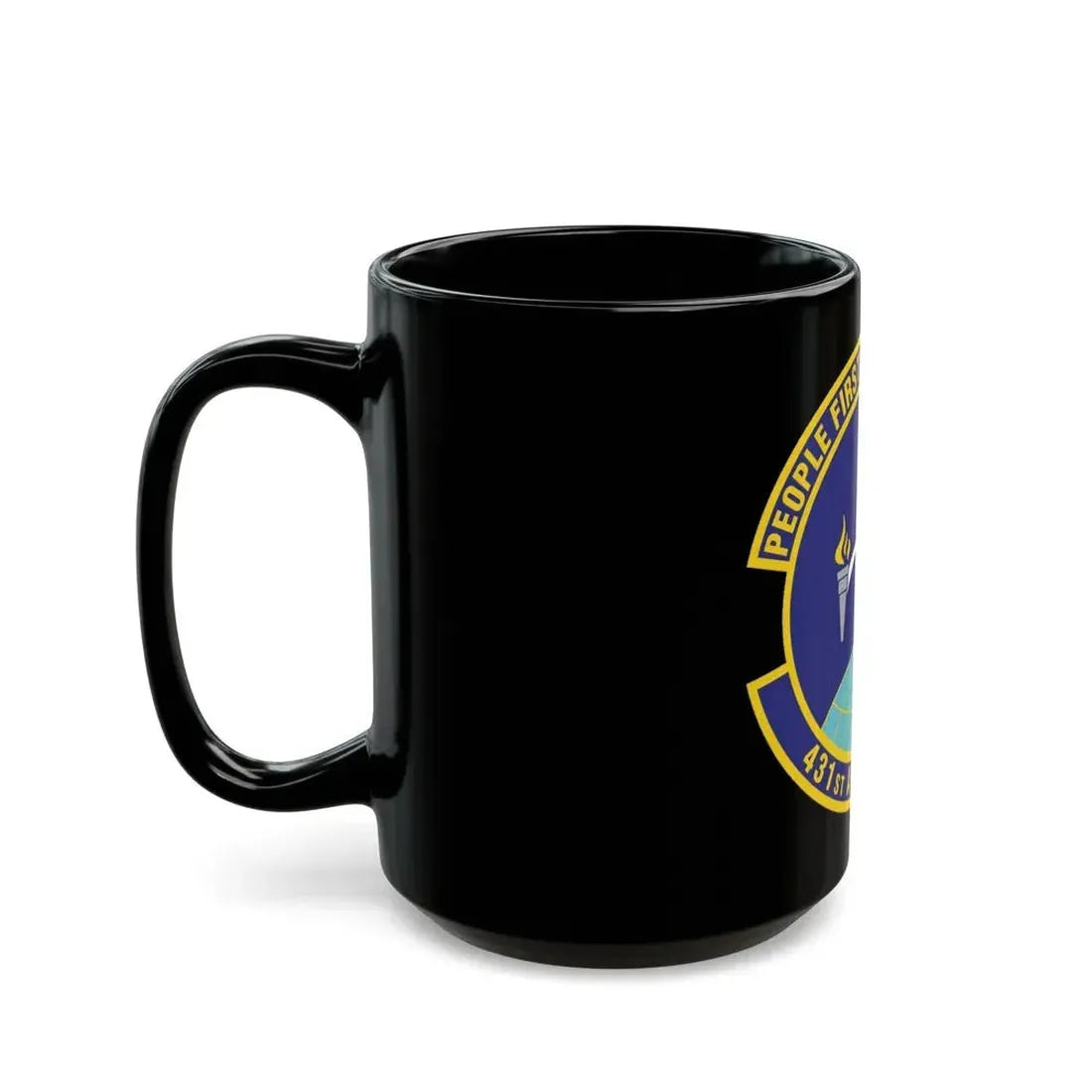 431st Air Base Squadron (U.S. Air Force) Black Coffee Mug - Go Mug Yourself