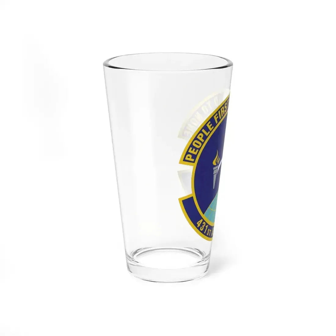 431st Air Base Squadron (U.S. Air Force) Pint Glass 16oz - Go Mug Yourself