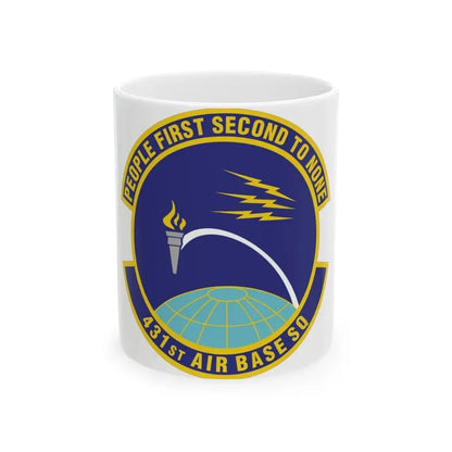 431st Air Base Squadron (U.S. Air Force) White Coffee Mug 11oz - Go Mug Yourself
