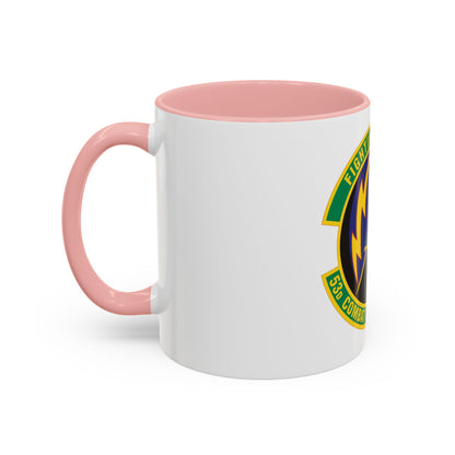 53d Combat Communications Squadron (U.S. Air Force) Accent Coffee Mug