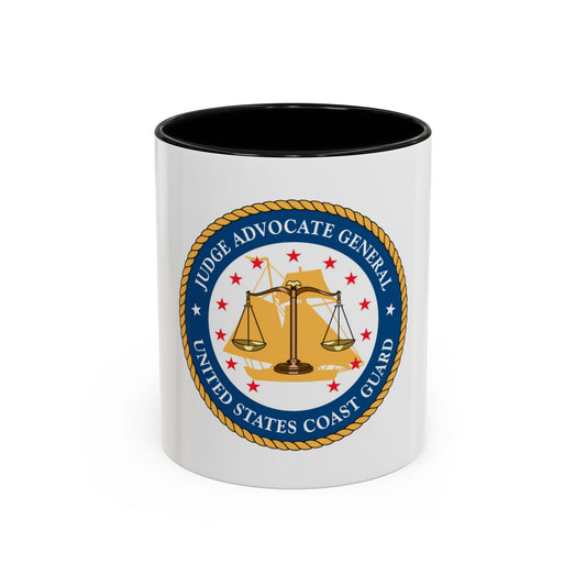 USCG Judge Advocate General (U.S. Coast Guard) Accent Coffee Mug