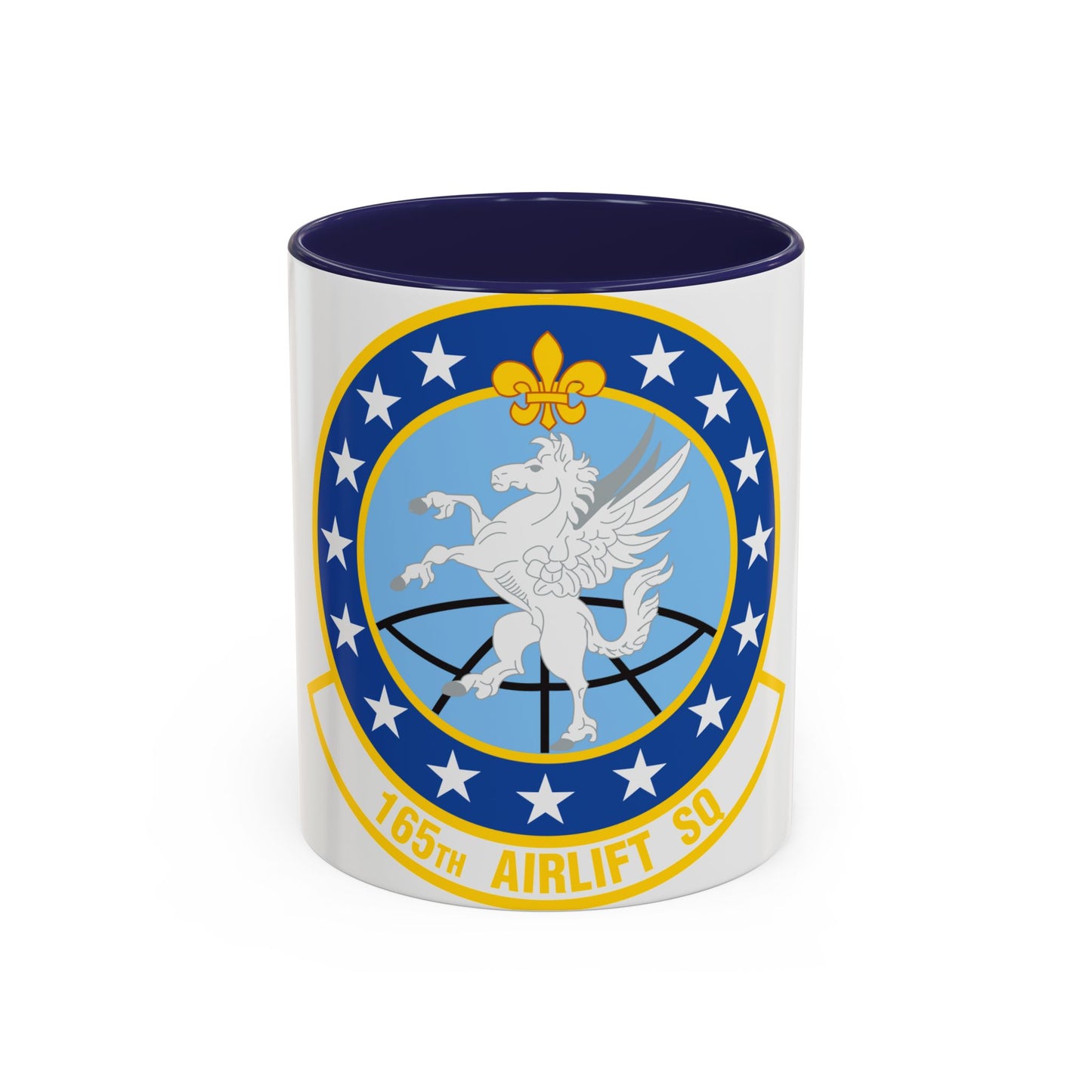 Tasse à café décorative du 165e Escadron de transport aérien (US Air Force)