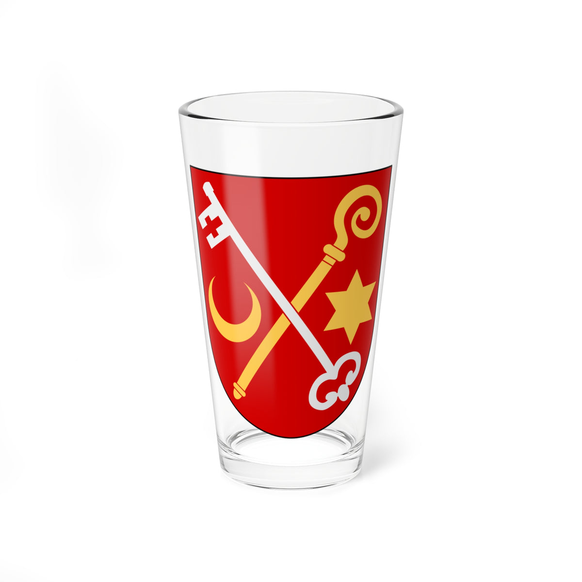 Ödeshögs kyrkliga samfällighet vapen (Sweden) (Coat of Arms) Pint Glass 16oz