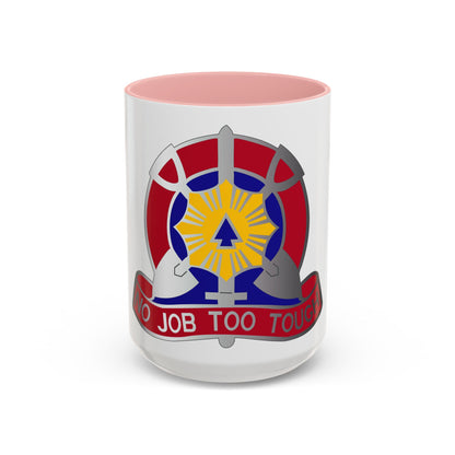 207 Engineer Battalion (U.S. Army) Accent Coffee Mug