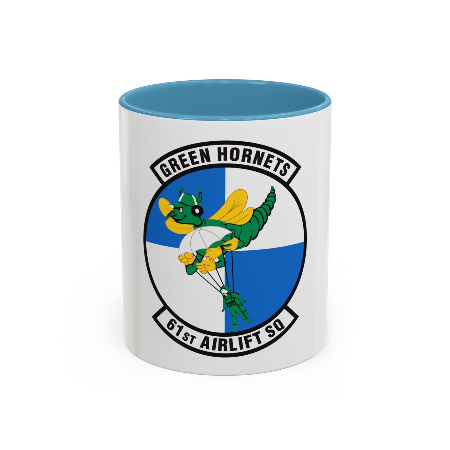 61st Airlift Squadron (U.S. Air Force) Accent Coffee Mug