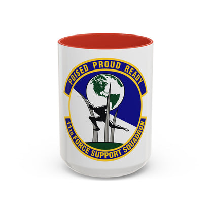 11th Force Support Squadron (U.S. Air Force) Accent Coffee Mug