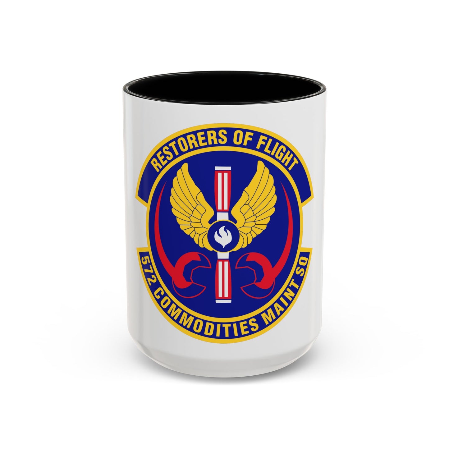 572d Commodities Maintenance Squadron (U.S. Air Force) Accent Coffee Mug