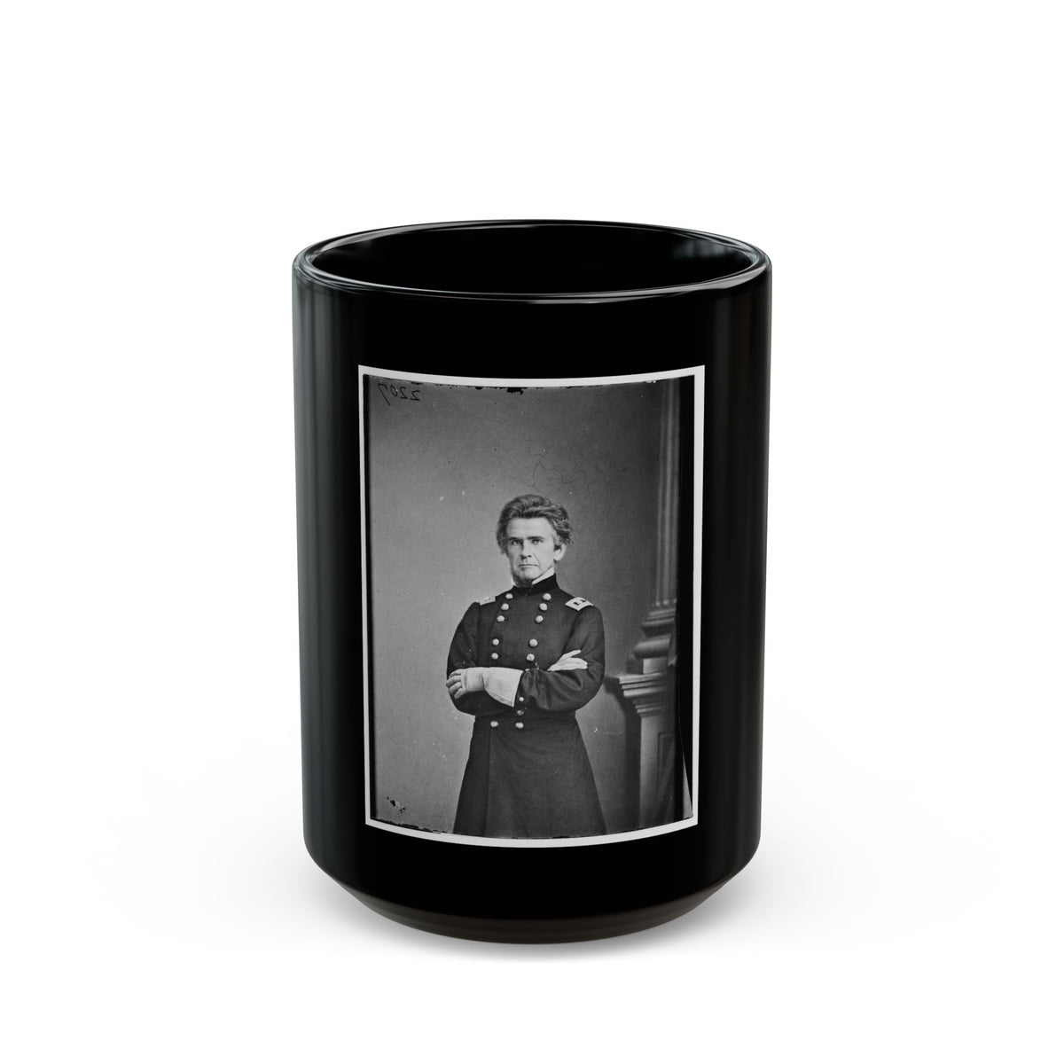Portrait Of Brig. Gen. Ormsby M. Mitchel, Officer Of The Federal Army (U.S. Civil War) Black Coffee Mug