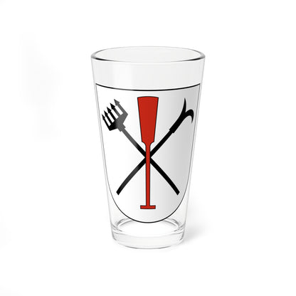 Uster-Riedikon-blazon (Switzerland) (Coat of Arms) Pint Glass 16oz