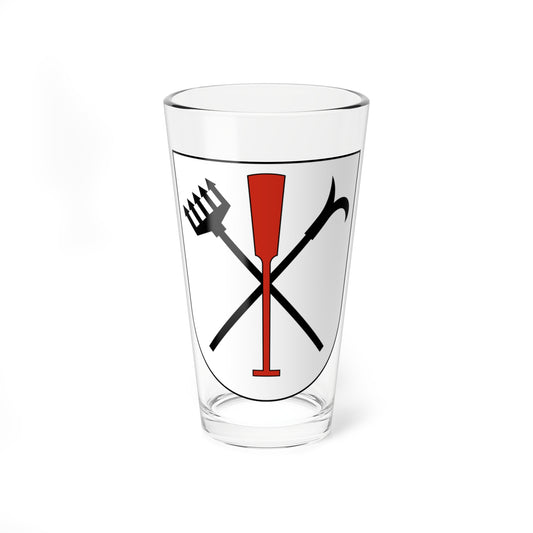 Uster-Riedikon-blazon (Switzerland) (Coat of Arms) Pint Glass 16oz