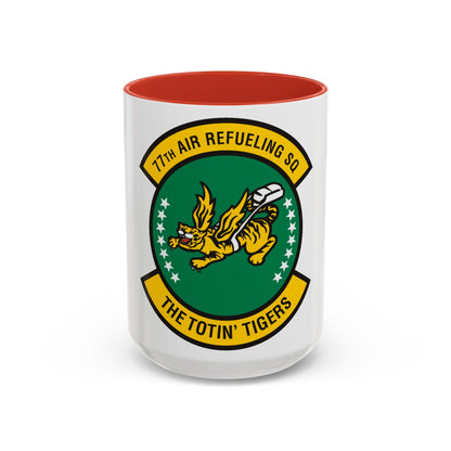 77 Air Refueling Squadron AFRC (U.S. Air Force) Accent Coffee Mug