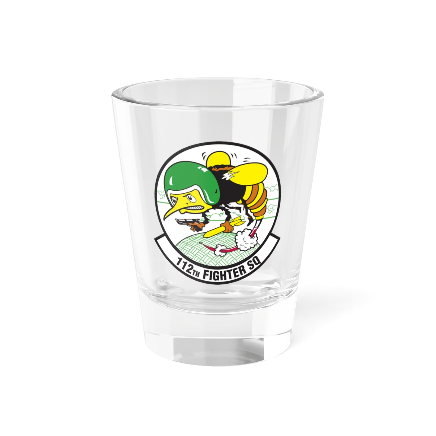 112th Fighter Squadron (U.S. Air Force) Shot Glass 1.5oz